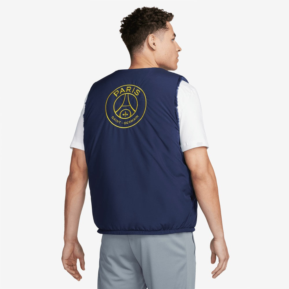 Paris Saint-Germain Club+ Winterized Reversible Full-Zip Vest on sale - Navy