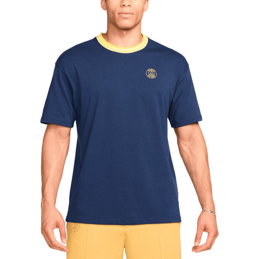 Paris Saint-Germain Premium Essentials T-Shirt on sale - Navy