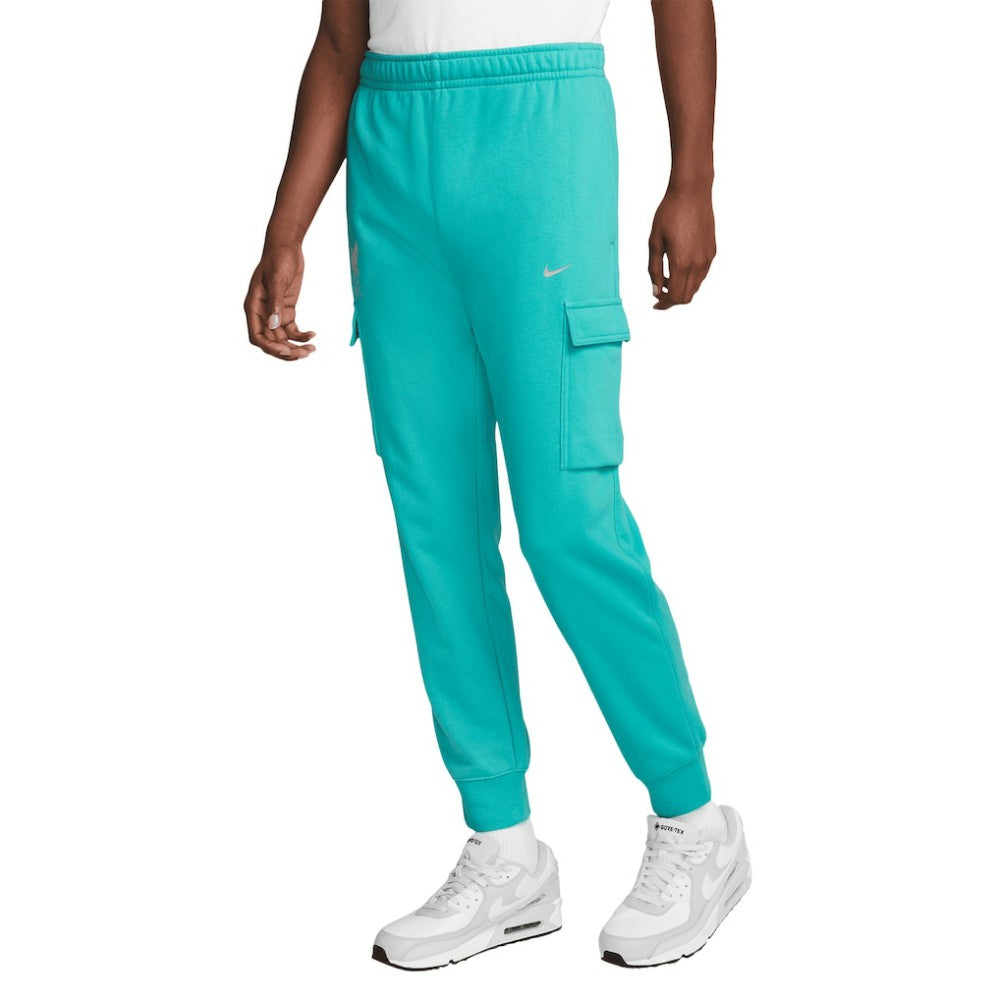 Liverpool Club Cargo Jogger Pants- Aqua