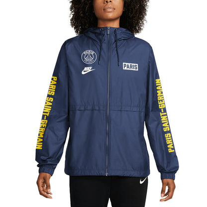 Paris Saint-Germain Women's Essential Woven Full-Zip Jacket on sale - Navy