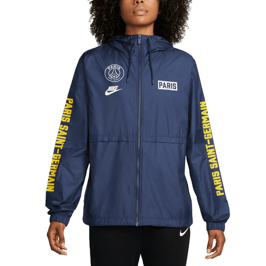 Paris Saint-Germain Women's Essential Woven Full-Zip Jacket on sale - Navy