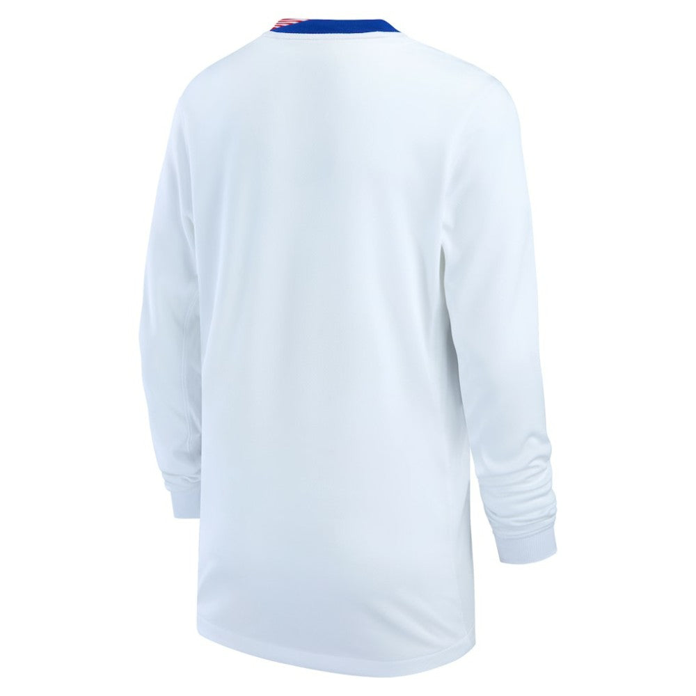 USMNT Youth 2024 Home Replica Long Sleeve Jersey on sale - White