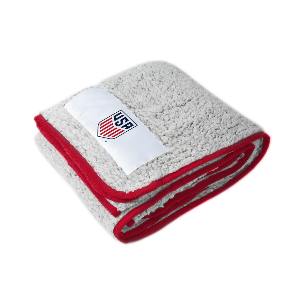 USMNT Logo Brands 60'' x 50'' Frosty Fleece Blanket