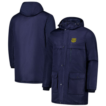 Barcelona Winter Field Park Full-Zip Hoodie Jacket on sale - Navy