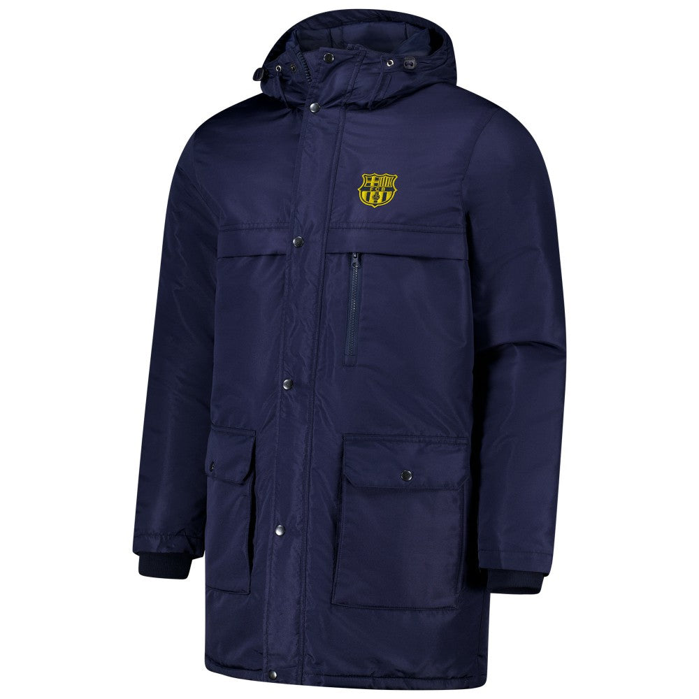 Barcelona Winter Field Park Full-Zip Hoodie Jacket on sale - Navy