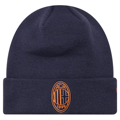 AC Milan New Era Seasonal Cuffed Knit Hat on sale - Navy