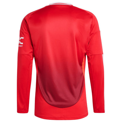 Manchester United 2024/25 Home Long Sleeve Replica Jersey Discount - Red