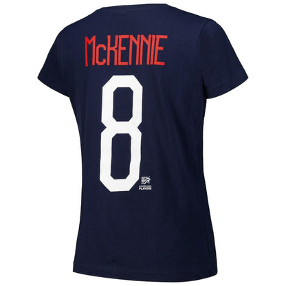 Weston McKennie USMNT Women's Name & Number T-Shirt on sale - Navy