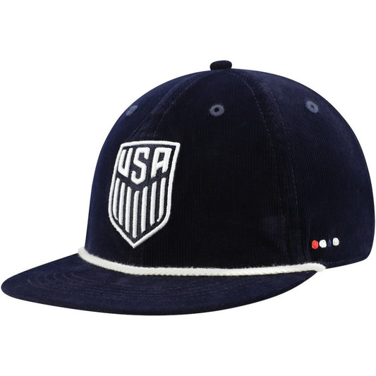 USMNT Unisex Snow Beach Corduroy Adjustable Hat on sale - Navy