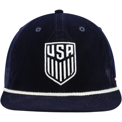 USMNT Unisex Snow Beach Corduroy Adjustable Hat on sale - Navy