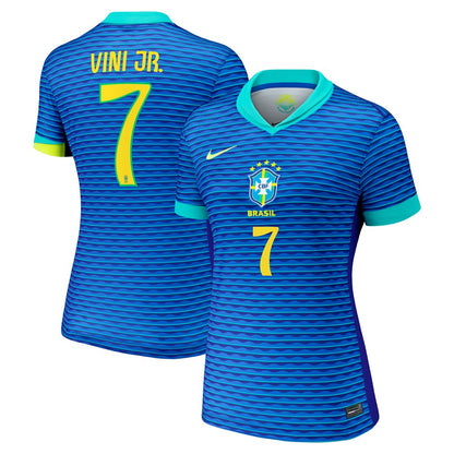 Vini Jr. Brazil National Team Women's 2024 Away Replica Jersey for sale - Blue