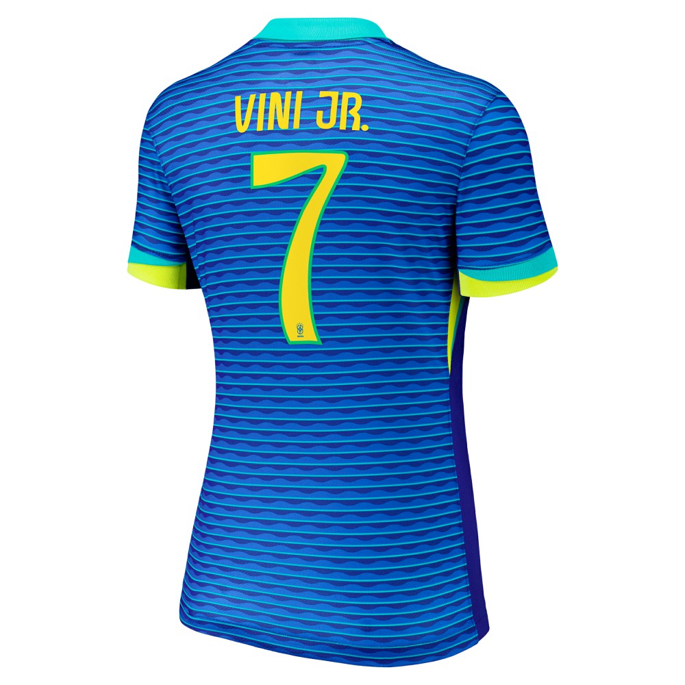 Vini Jr. Brazil National Team Women's 2024 Away Replica Jersey for sale - Blue