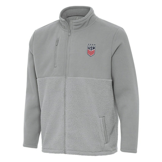 USWNT Antigua Daily Fused Full-Zip Jacket on sale - Gray