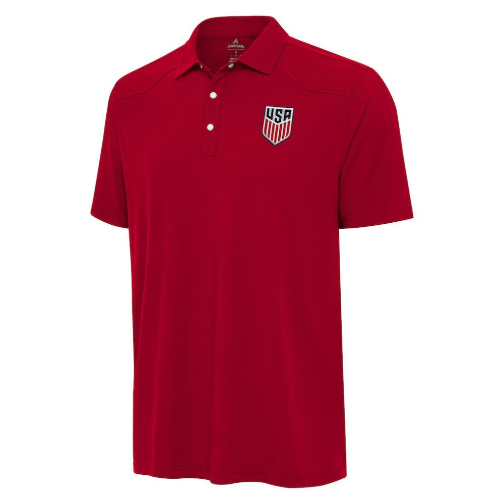 USMNT Antigua Western Polo on sale - Red