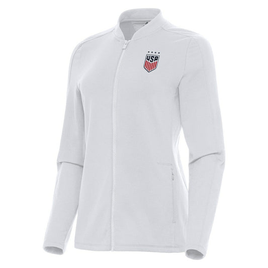 USWNT Antigua Women's Continual Full-Zip Jacket on sale - White