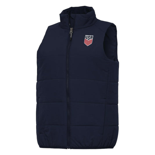 USMNT Antigua Women's Experience Full-Zip Vest for sale - Navy