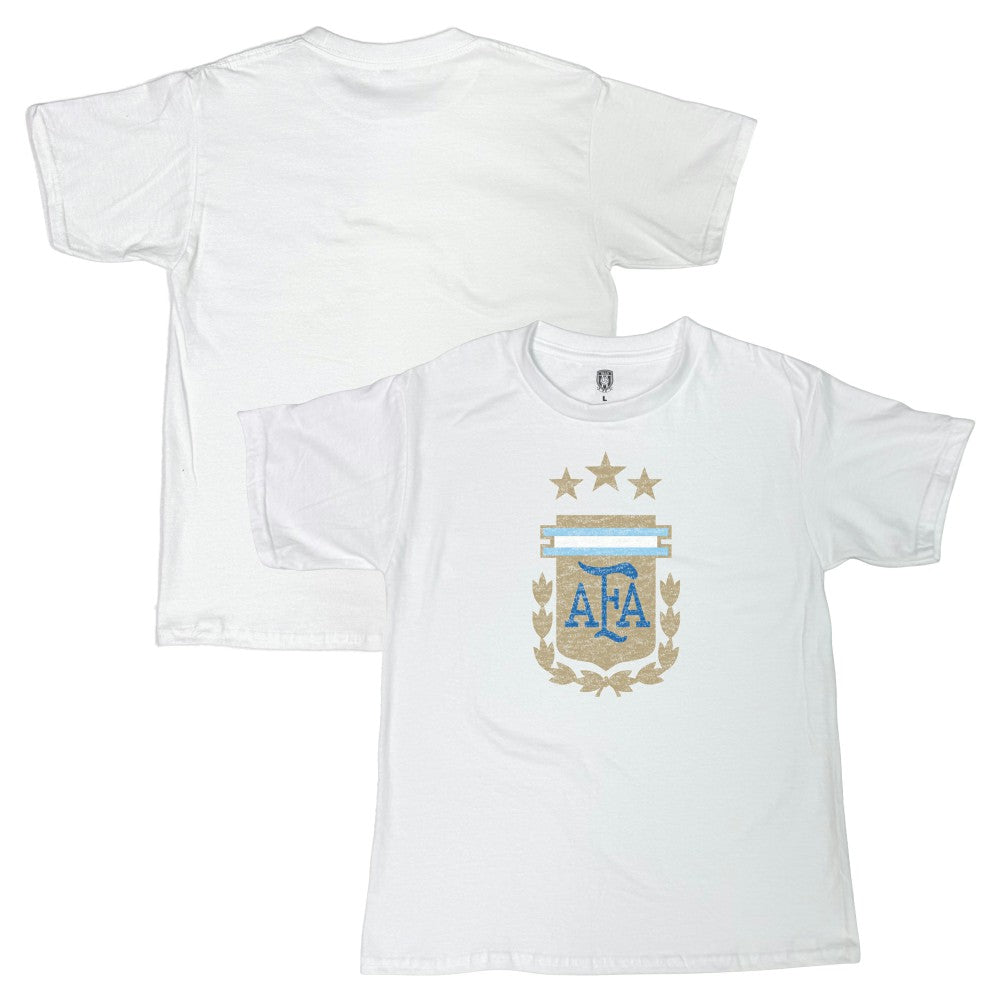 Argentina National Team 1863FC  Youth Badge T-Shirt for sale - White