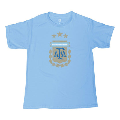 Argentina National Team 1863FC  Youth Badge T-Shirt for sale - Light Blue