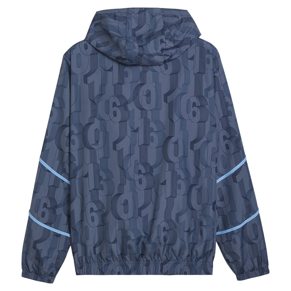 Manchester City 2024/25 Pre-Match Anthem dryCELL Full-Zip Hoodie Jacket Discount - Blue
