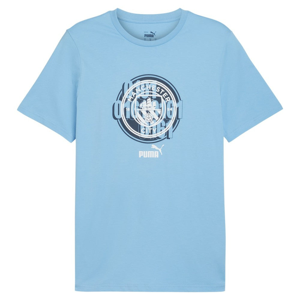 Manchester City ftblCulture T-Shirt Discount - Light Blue