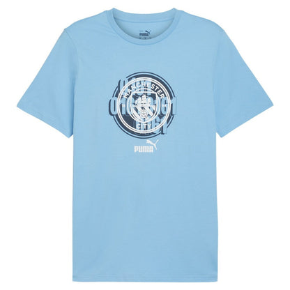 Manchester City ftblCulture T-Shirt Discount - Light Blue