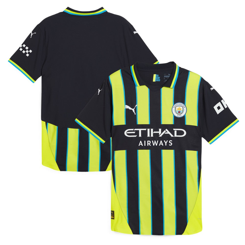 Manchester City 2024/25 Away Jersey Discount - Black