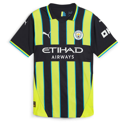 Manchester City 2024/25 Away Jersey Discount - Black