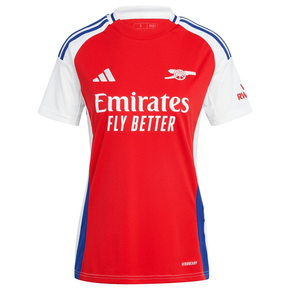 Declan Rice Arsenal Women's 2024/25 Home Replica Player Jersey – Red