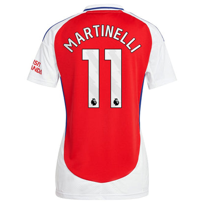 Gabriel Martinelli Arsenal Women's 2024/25 Home Replica Player Jersey – Red