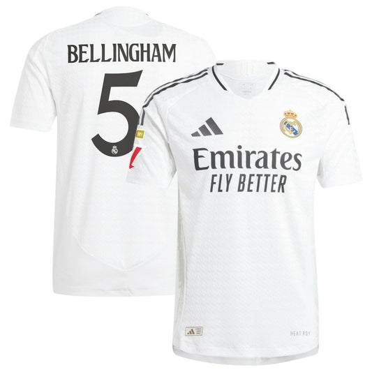 Jude Bellingham Real Madrid 2024/25 Home Player Jersey Discount - White