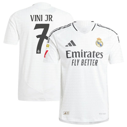 Vini Jr. Real Madrid 2024/25 Home Player Jersey Discount - White