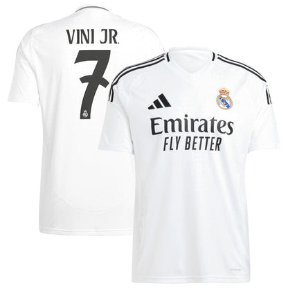 Vini Jr. Real Madrid 2024/25 Home Replica Player Jersey Discount - White