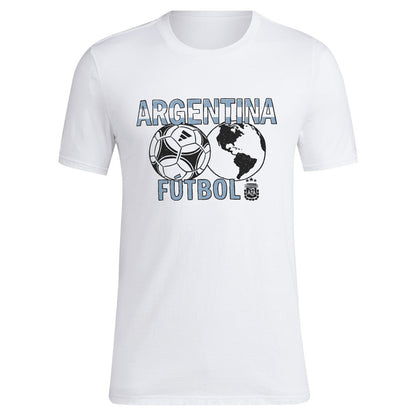 Argentina National Team  Around The World T-Shirt for sale - White