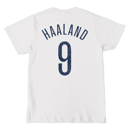 Erling Haaland Manchester City 1863FC Youth Player T-Shirt Discount - White