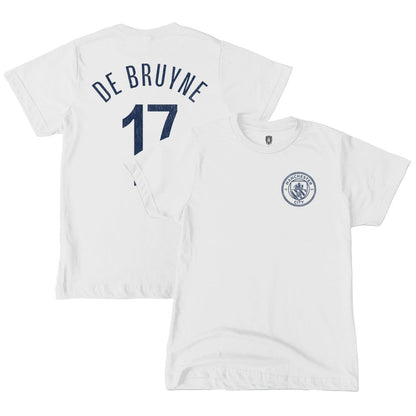 Kevin De Bruyne Manchester City 1863FC Youth Player T-Shirt Discount - White
