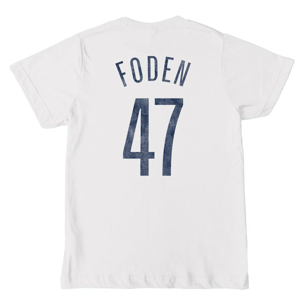 Phil Foden Manchester City 1863FC Youth Player T-Shirt Discount - White