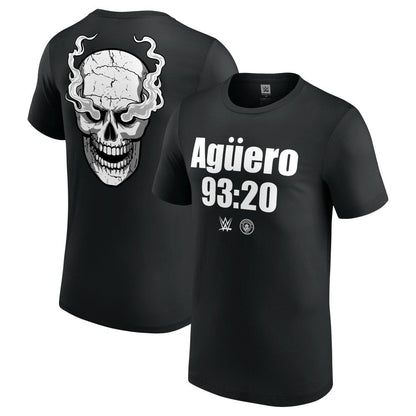 "Stone Cold" Steve Austin WWE x Manchester City Aguero 93:20 T-Shirt Discount - Black