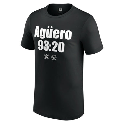 "Stone Cold" Steve Austin WWE x Manchester City Aguero 93:20 T-Shirt Discount - Black