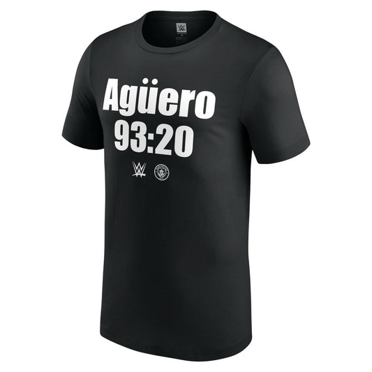 "Stone Cold" Steve Austin WWE x Manchester City Aguero 93:20 T-Shirt Discount - Black