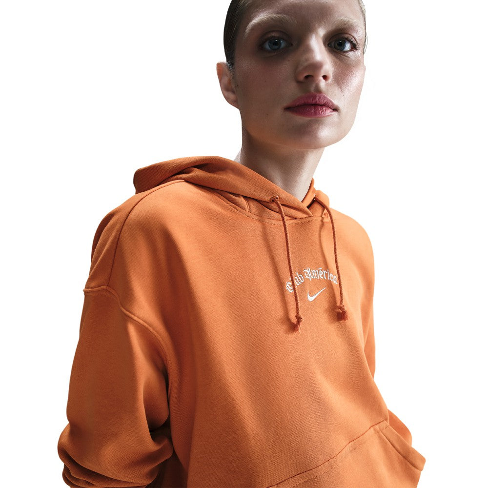 Club America Women's CA x CA Phoenix Fleece Pullover Hoodie Discount - Orange