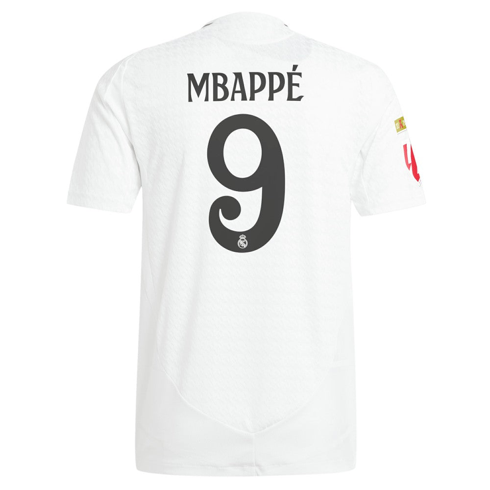 Kylian Mbappé Real Madrid 2024/25 Home Player Jersey Discount - White