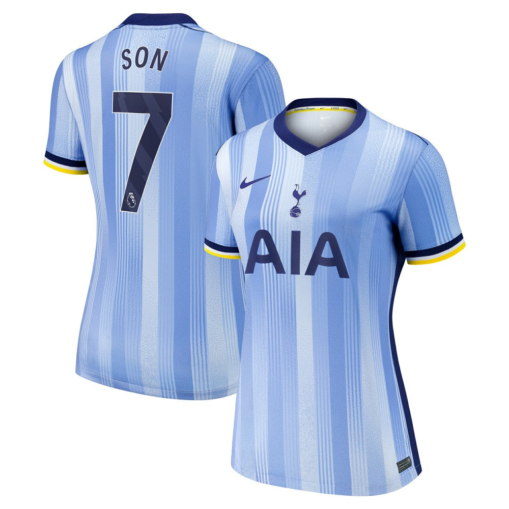 Son Heung-Min Tottenham Hotspur Women's 2024/25 Away Replica Player Jersey Sale - Blue