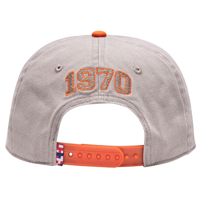 Paris Saint-Germain Fan Ink Wander Snapback Hat on sale - Tan/Orange