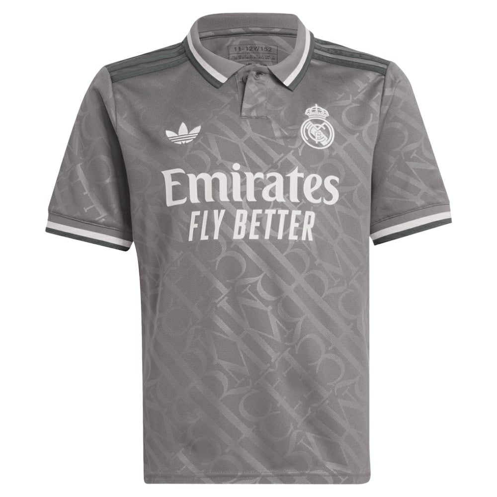 Real Madrid Originals Youth 2024/25 Third Replica Jersey Discount - Charcoal