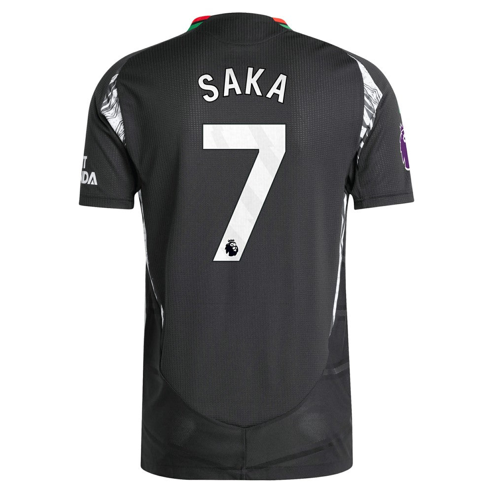 Bukayo Saka Arsenal 2024/25 Away Player Jersey on sale - Black
