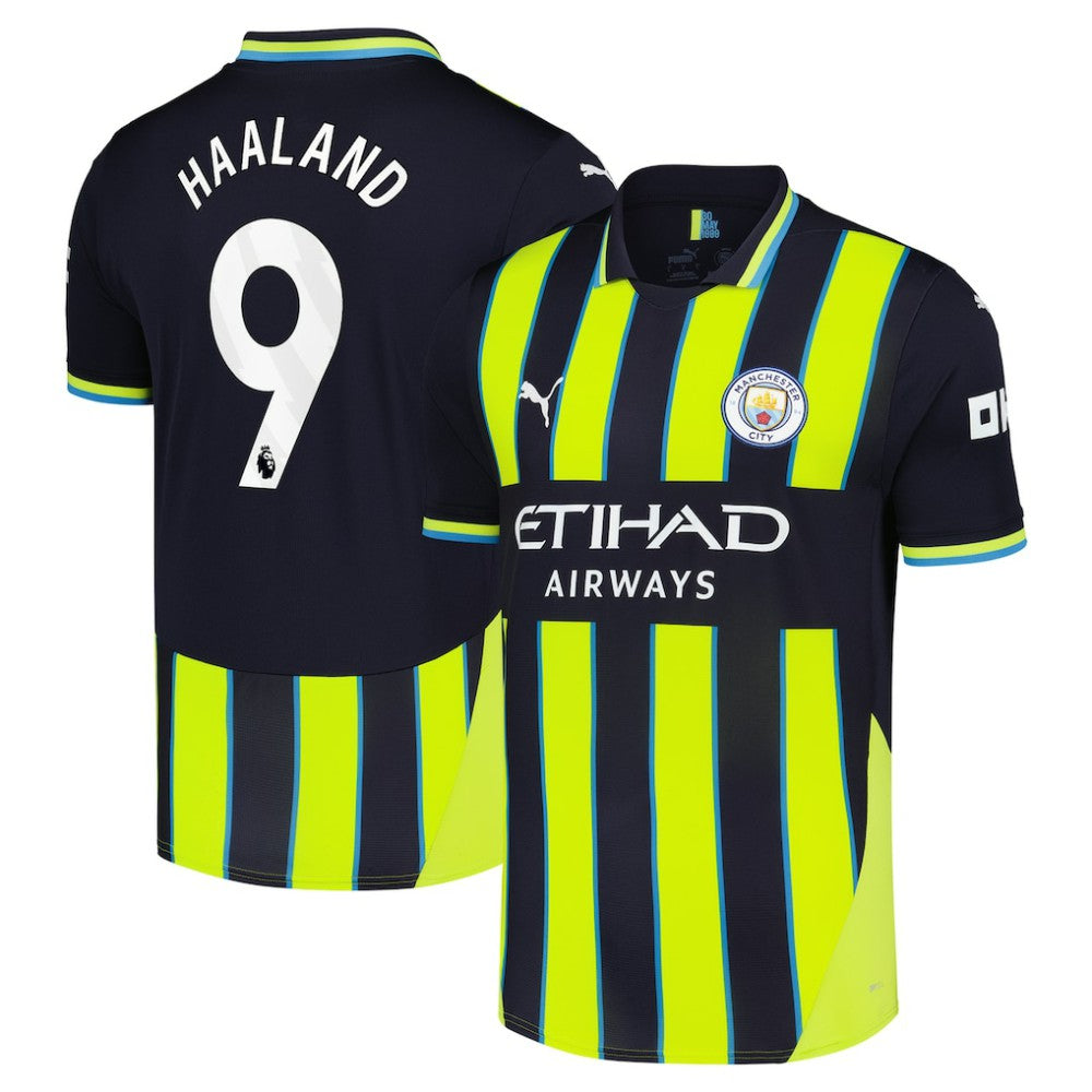 Erling Haaland Manchester City 2024/25 Away Replica Player Jersey Discount - Navy