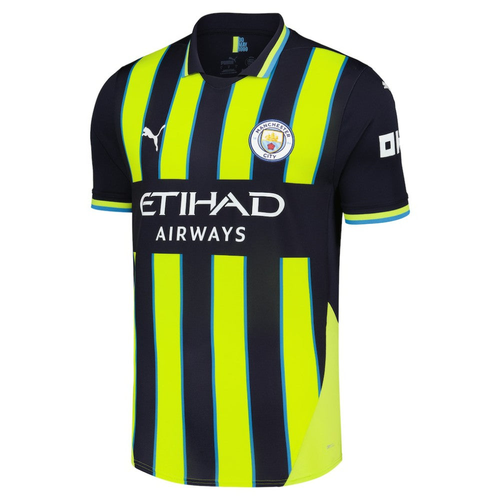 Erling Haaland Manchester City 2024/25 Away Replica Player Jersey Discount - Navy