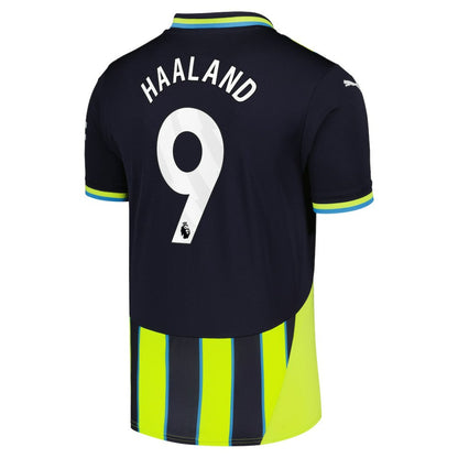 Erling Haaland Manchester City 2024/25 Away Replica Player Jersey Discount - Navy
