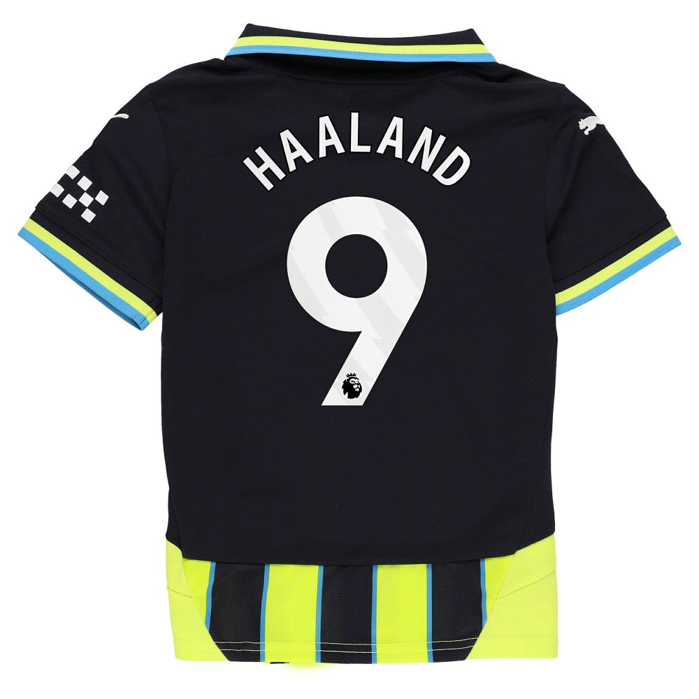 Erling Haaland Manchester City Youth 2024/25 Away Replica Player Jersey Discount - Navy