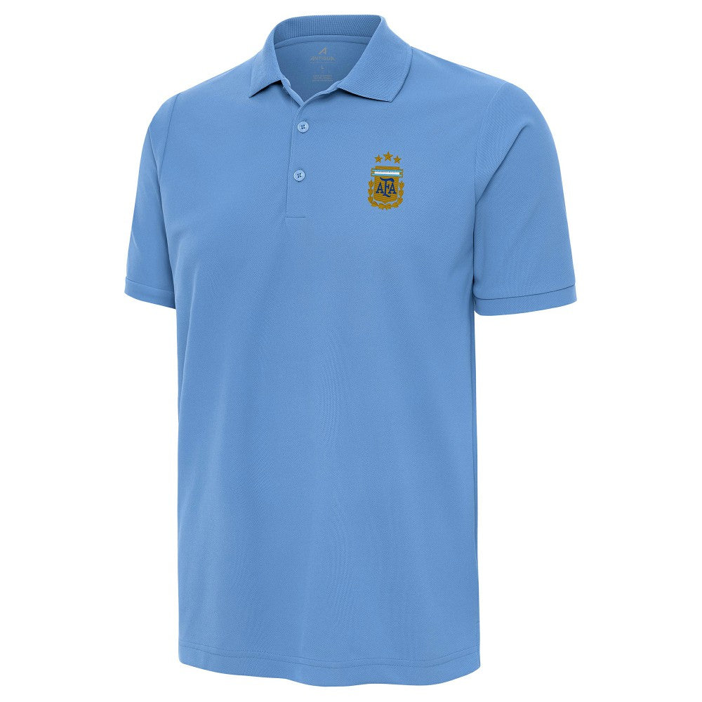 Argentina National Team Antigua Legacy Pique Polo for sale - Powder Blue